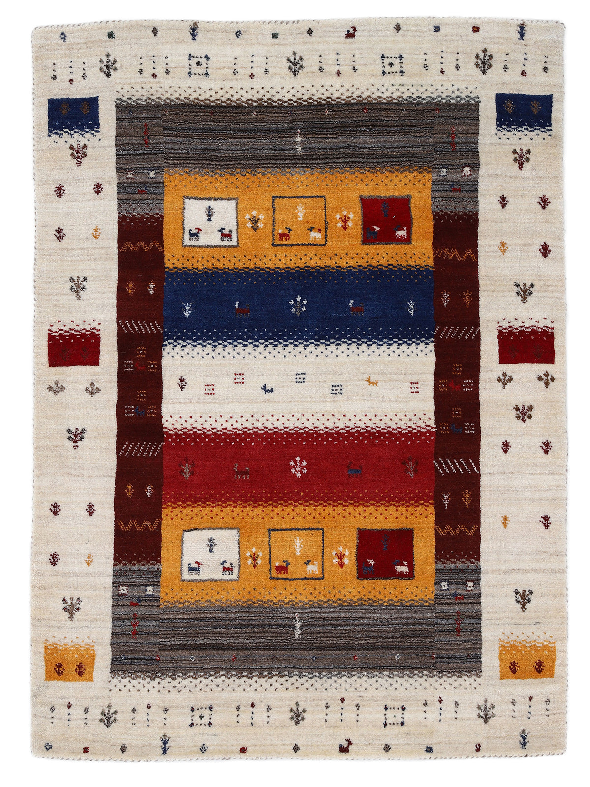 Wollteppich Gabbeh Soni Multi