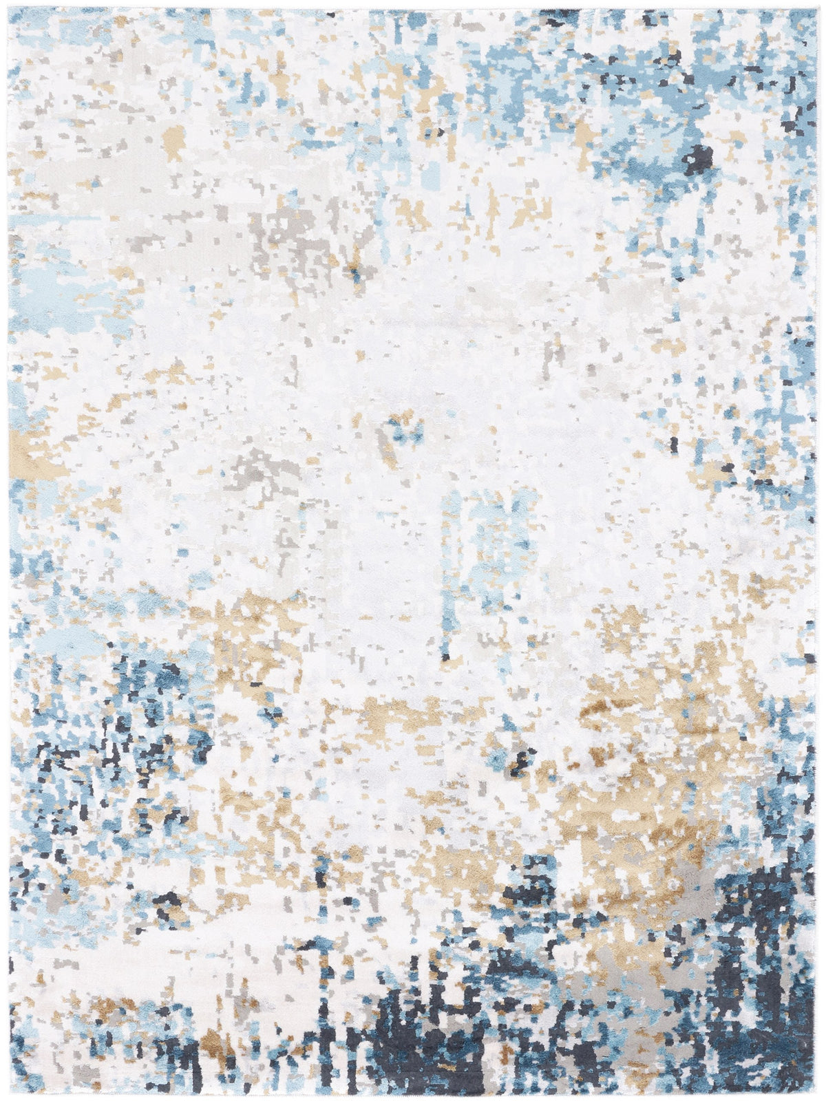Living Teppich Blau