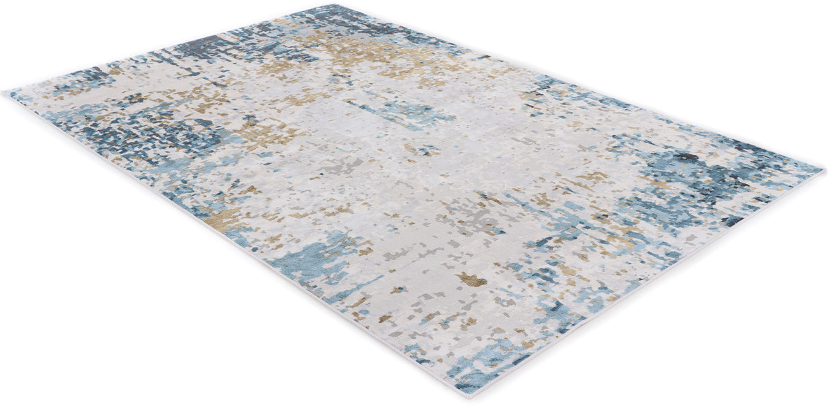 Living Teppich Blau