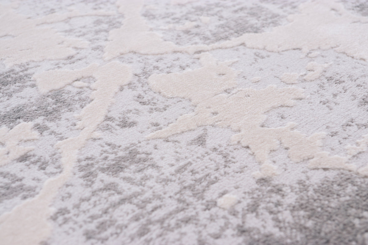 Marble Teppich Grau