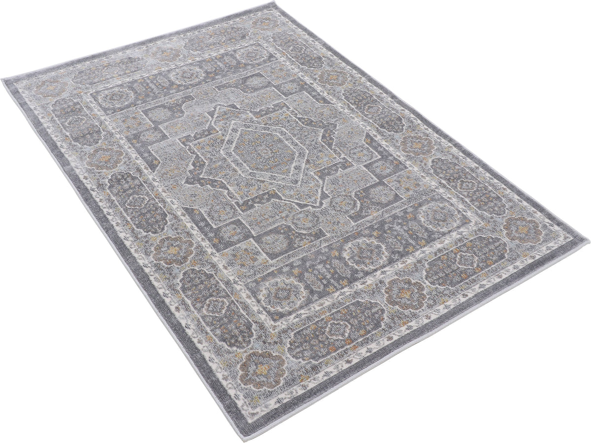 Mamluk Nisa Teppich Grau