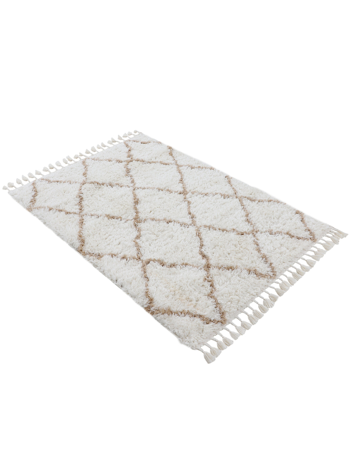 Hochflorteppich Eddy Beige