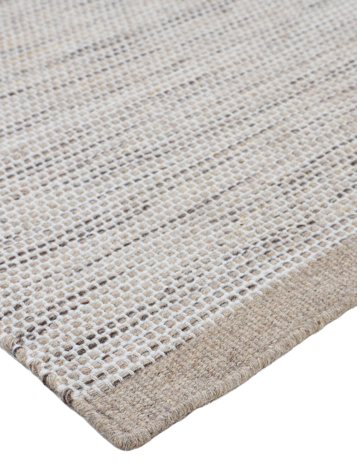 Wollteppich Mona Läufer Taupe