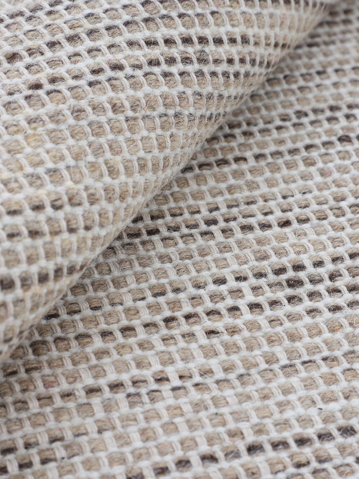 Wollteppich Mona Läufer Taupe