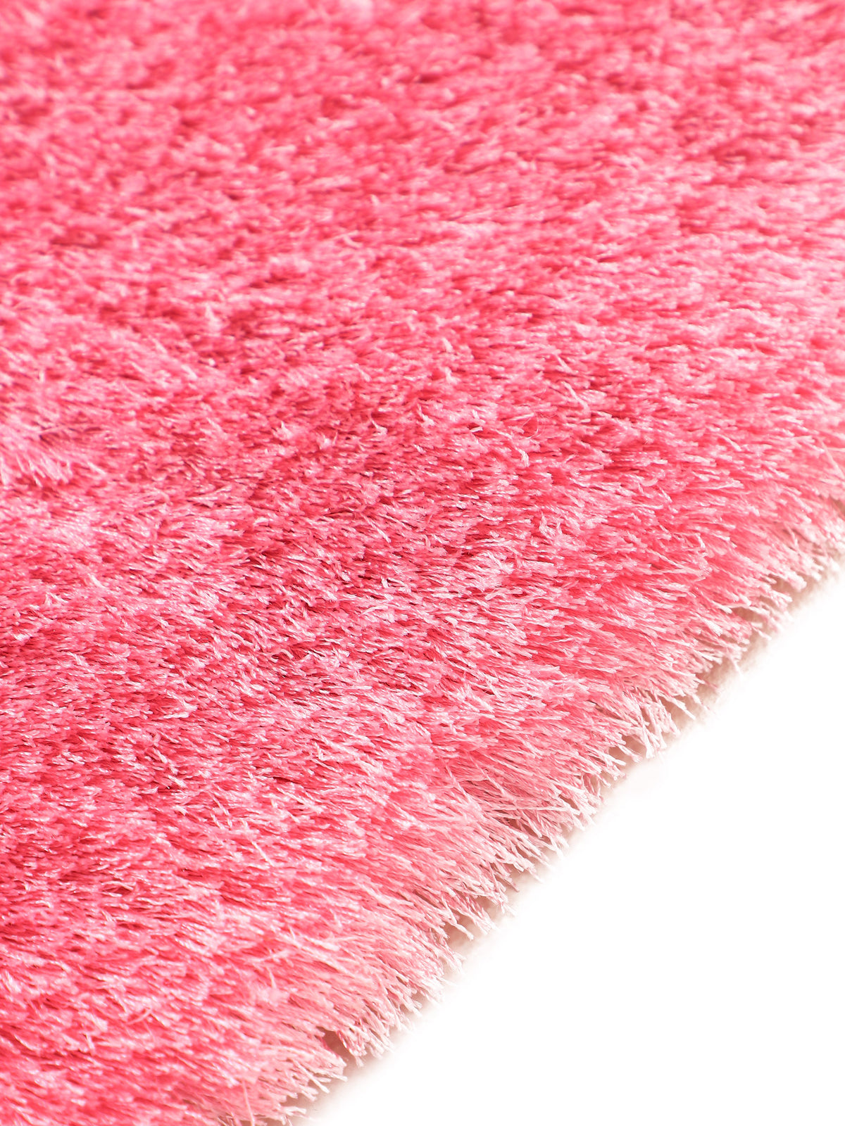 Hochflorteppich Breeze Rund Rosa