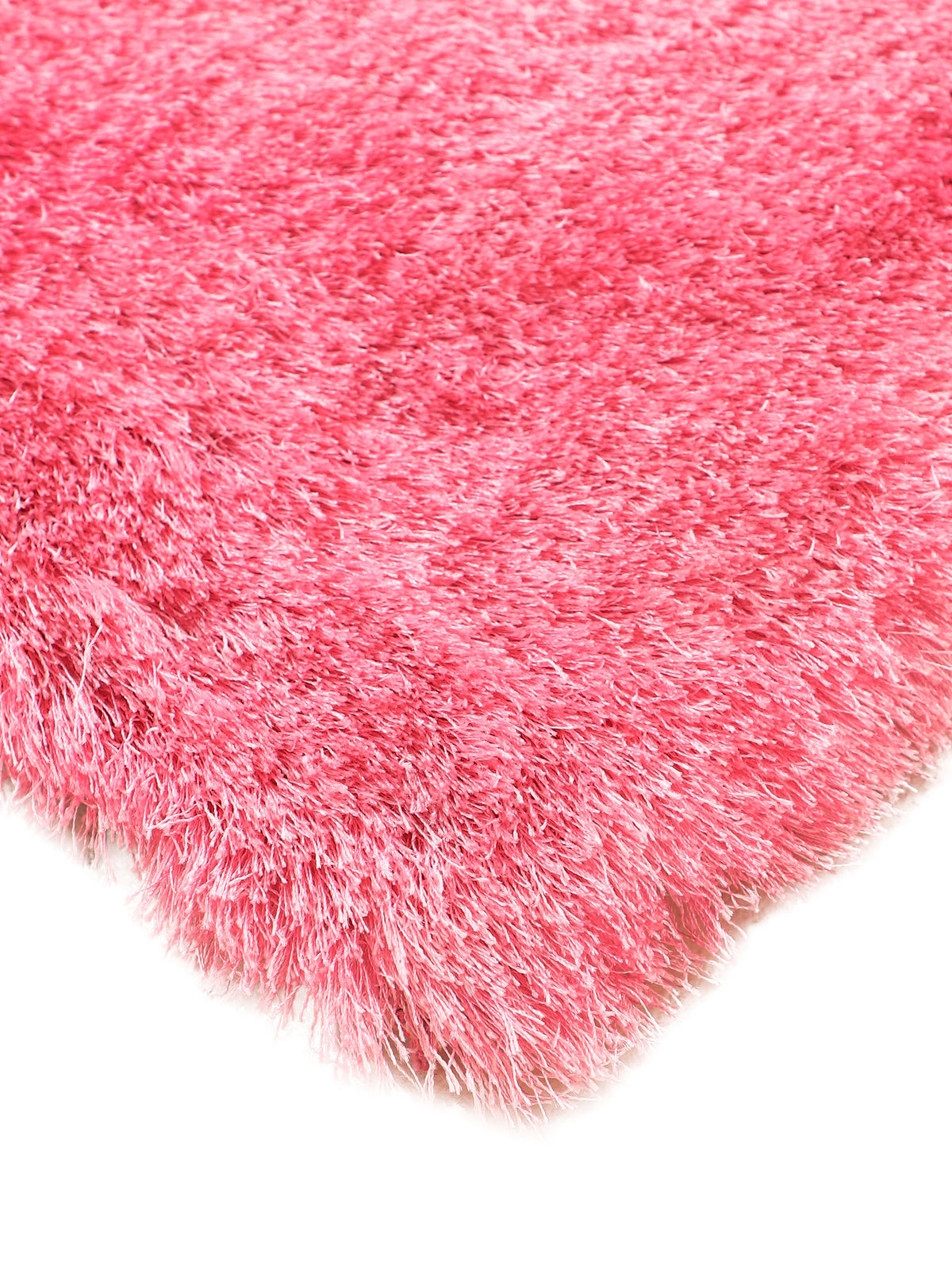 Hochflorteppich Breeze Rund Rosa