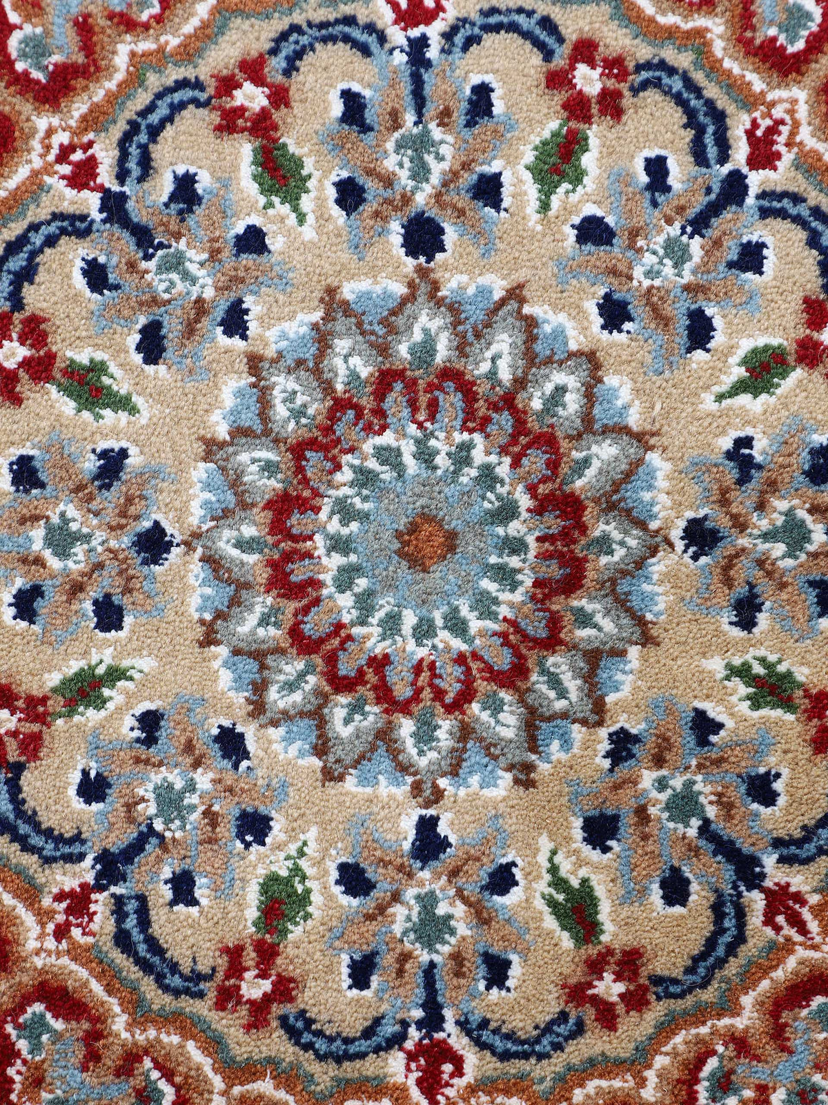 Nain Teppich Läufer Blau