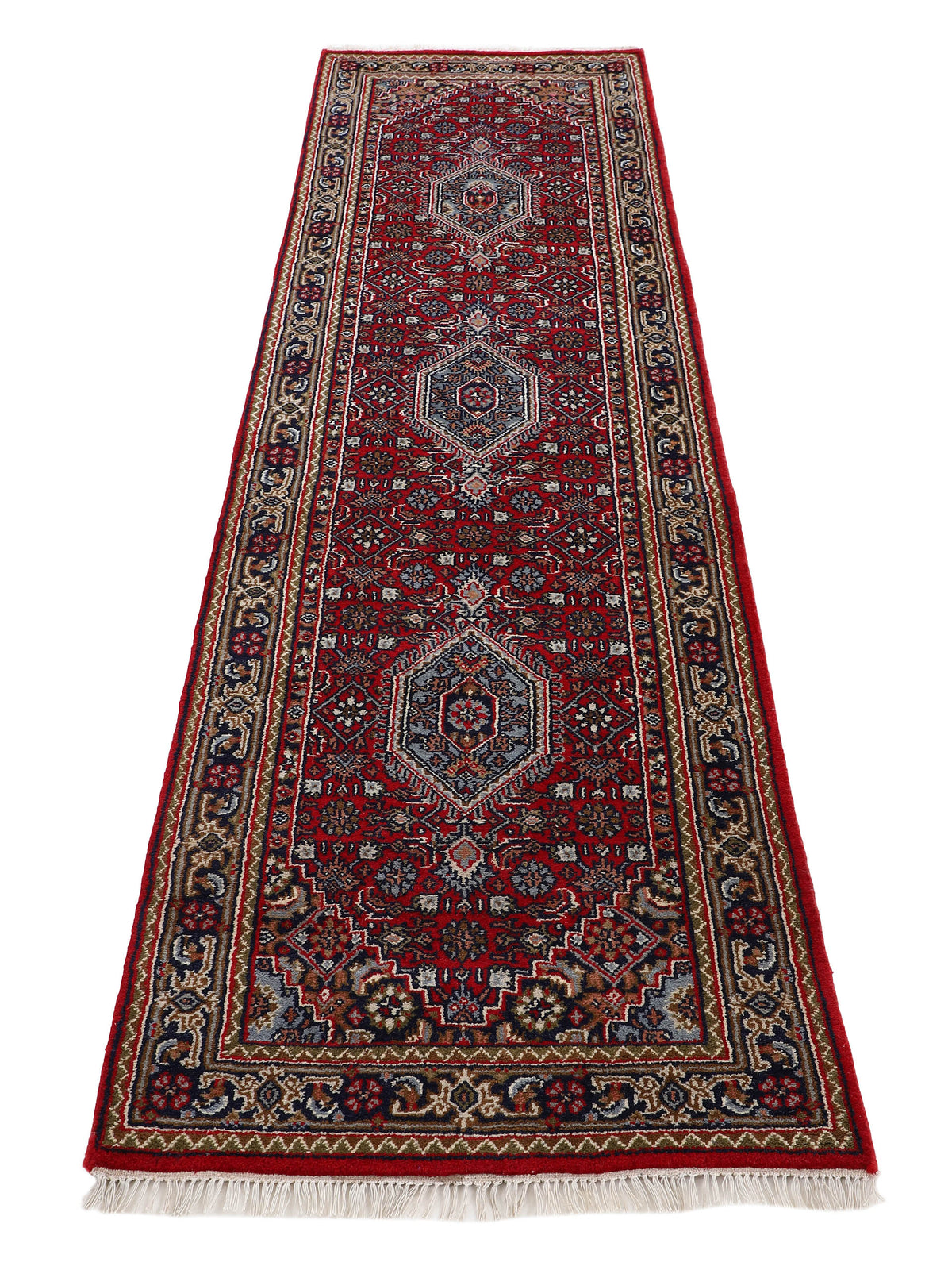 Bidjar Teppich Läufer Rot
