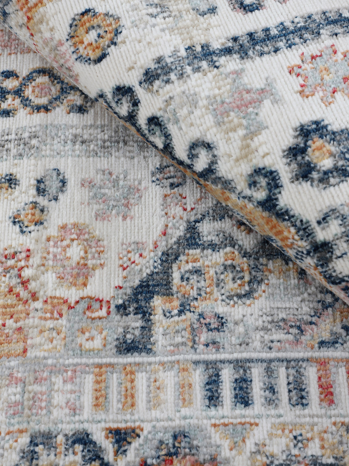 Flachgewebeteppich Omen Creme