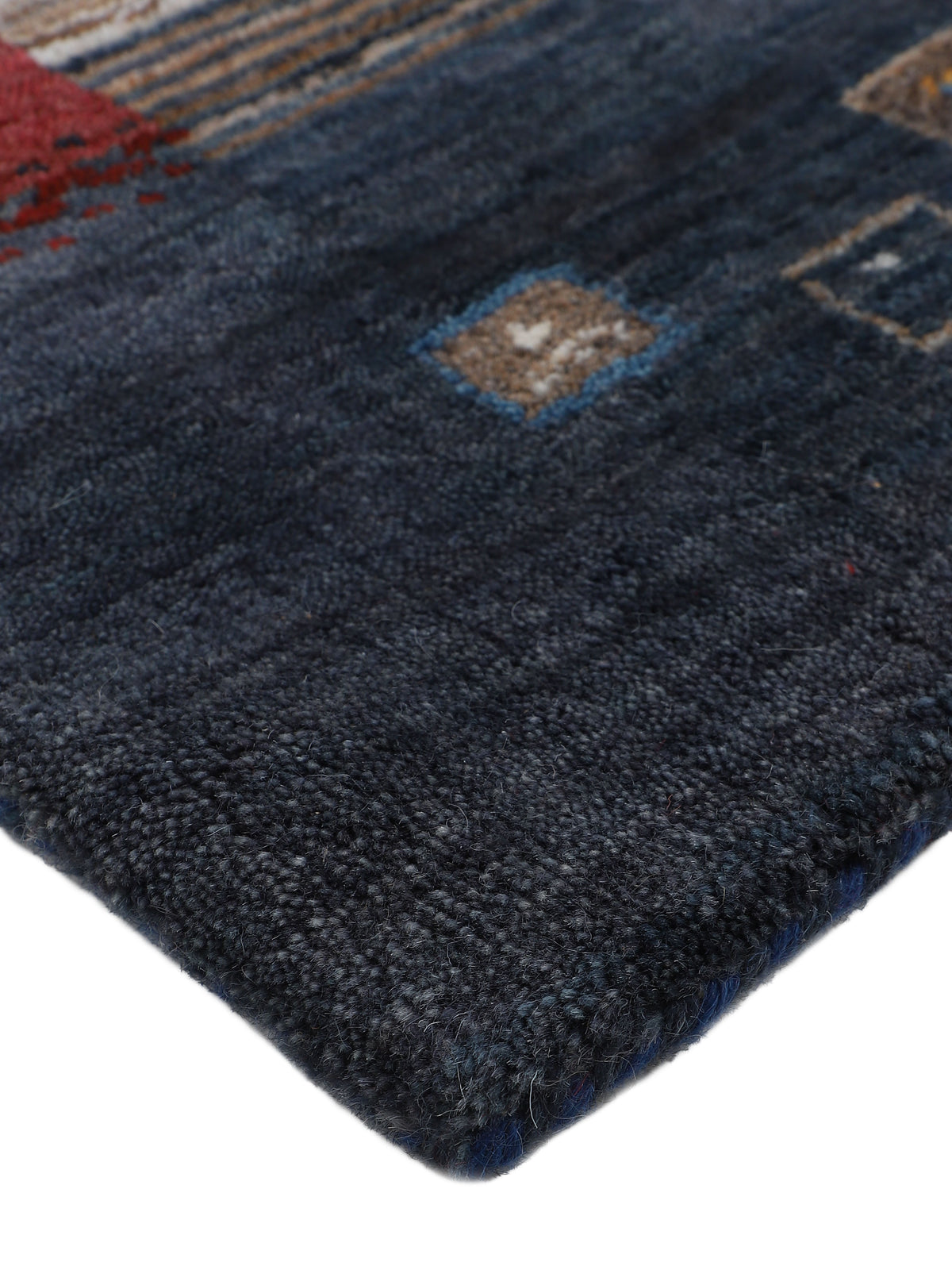 Wollteppich Gabbeh Don Läufer Multicolor