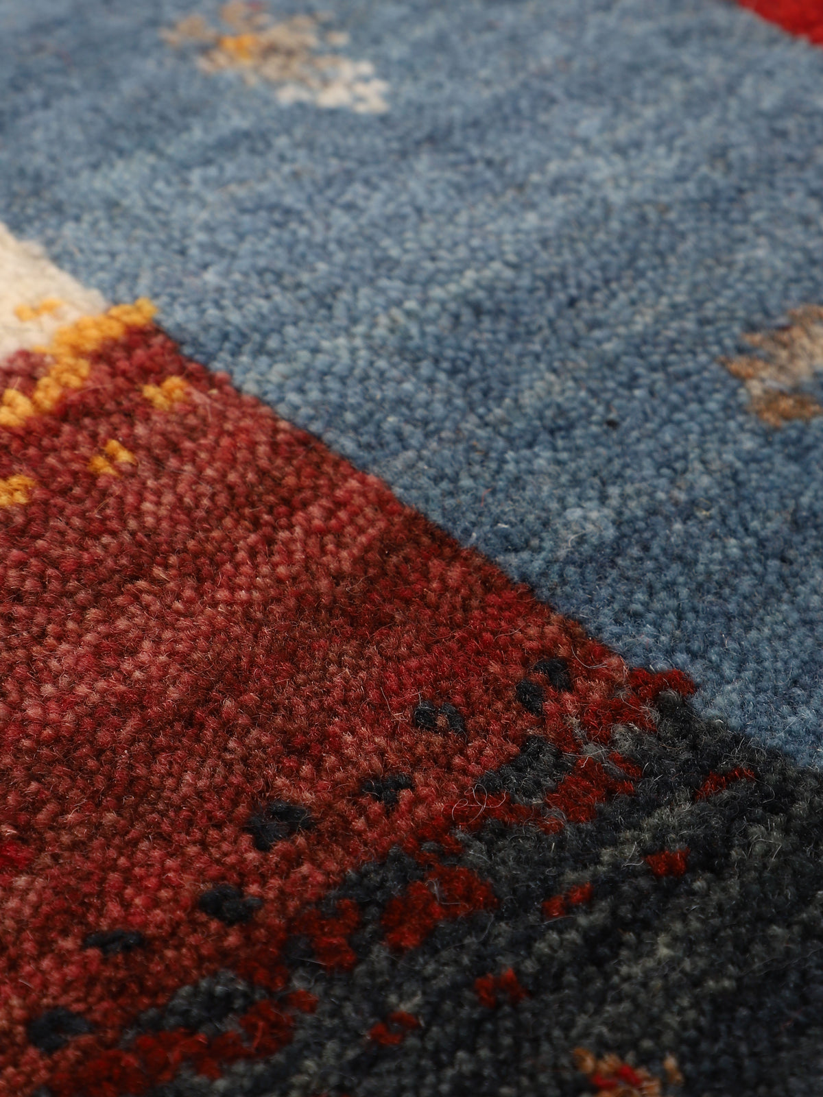 Wollteppich Gabbeh Don Läufer Multicolor