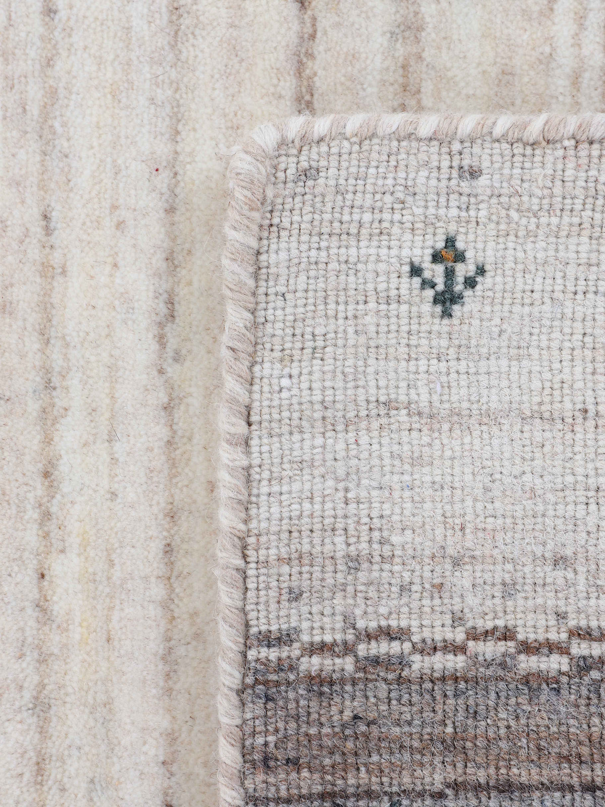 Wollteppich Gabbeh Vida Beige