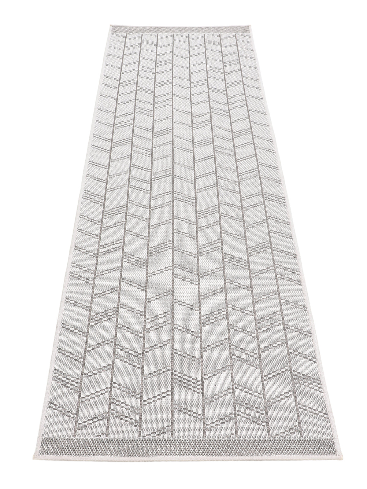 In- & Outdoor Teppich Boho Läufer Beige