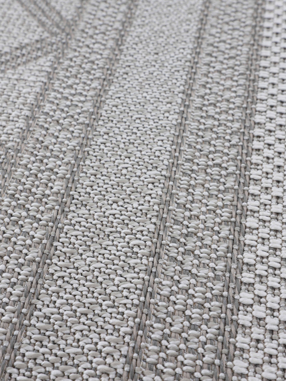 In- & Outdoor Teppich Boho Läufer Beige