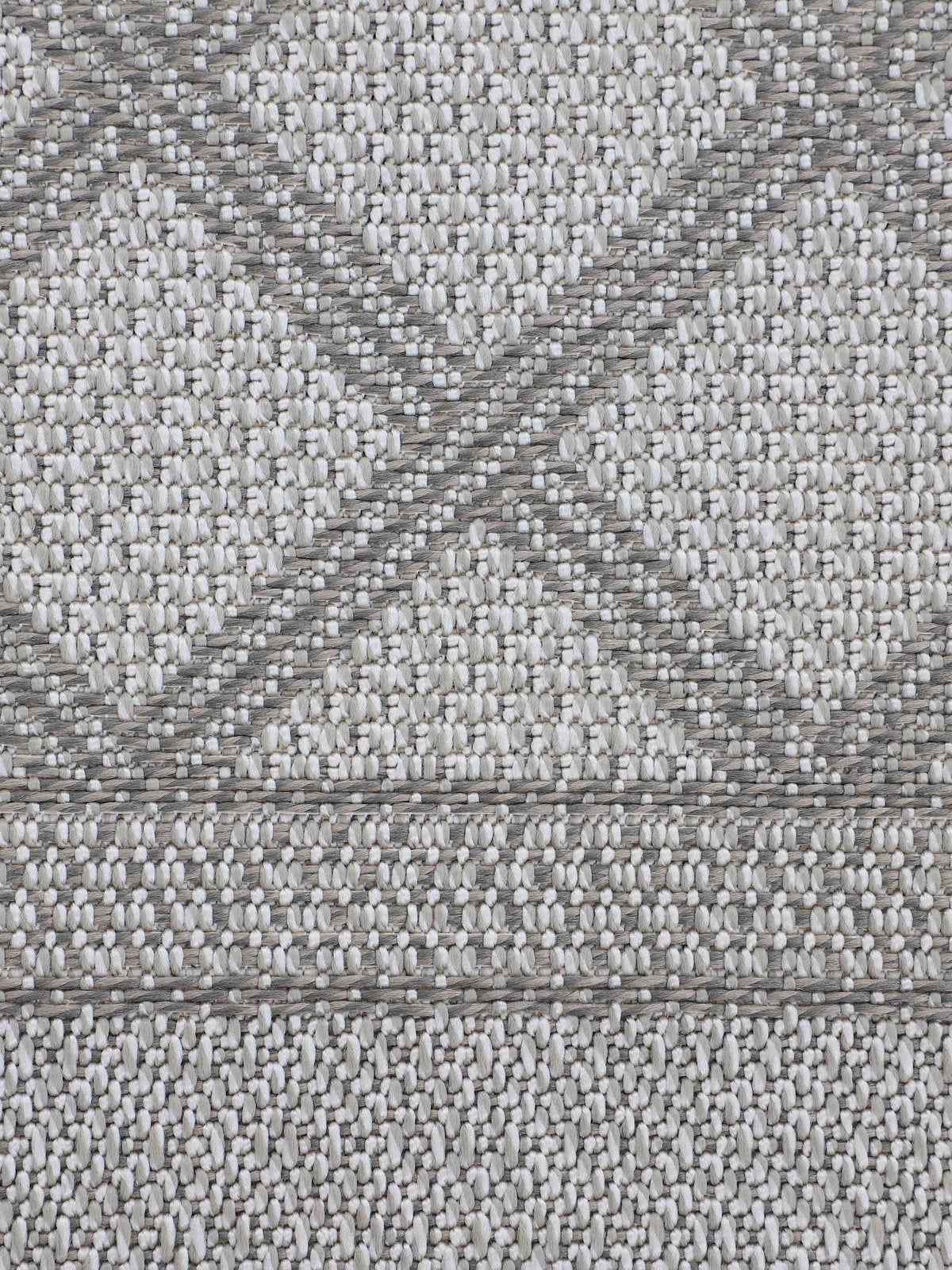 In- & Outdoor Teppich Boho Rund Beige