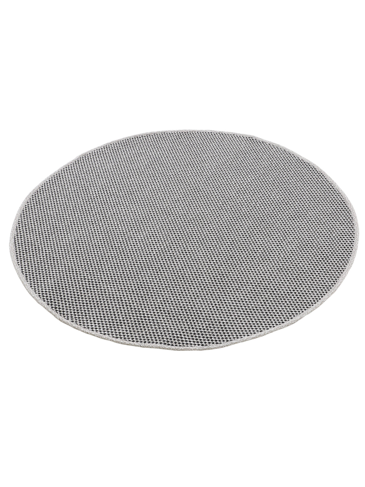 In- & Outdoor Teppich Boho Rund Beige