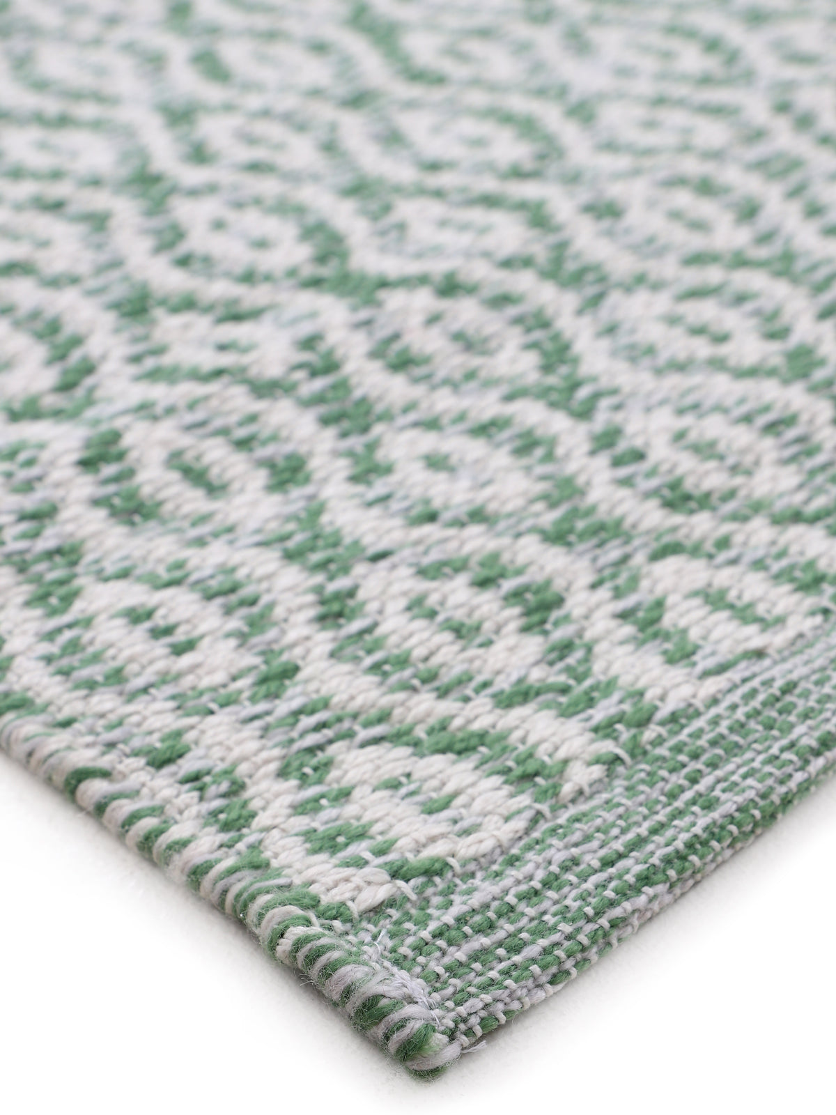 In- & Outdoor Teppich aus recyceltem Material Hellgrün