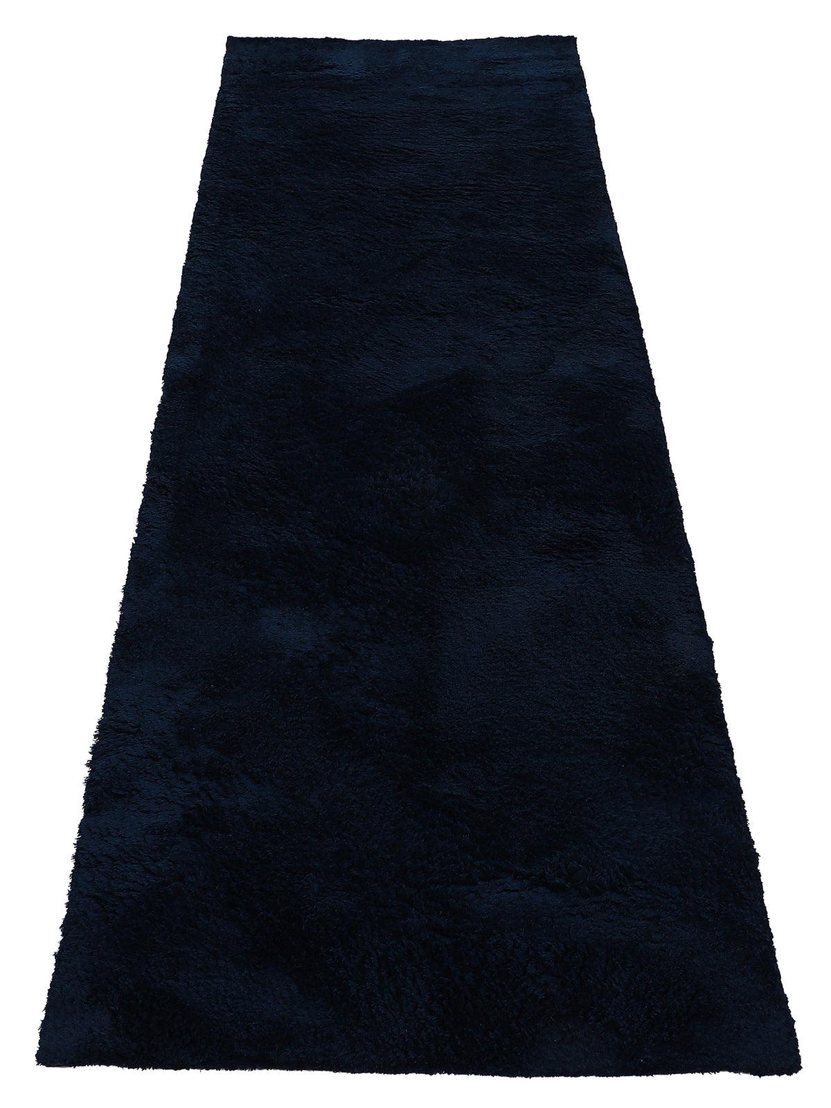 Hochflorteppich Silky Läufer Blau