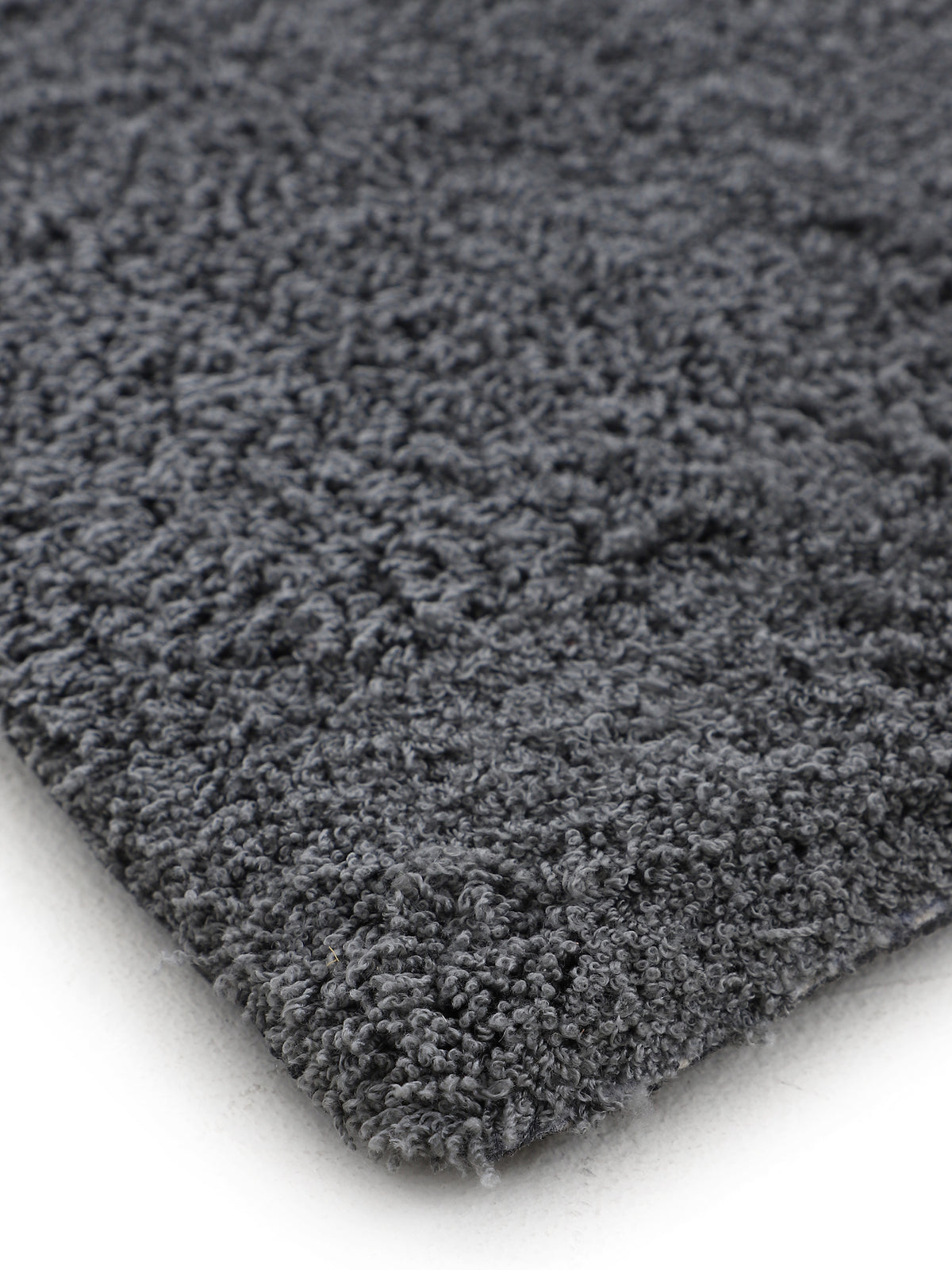 Hochflorteppich Silky Läufer Grau