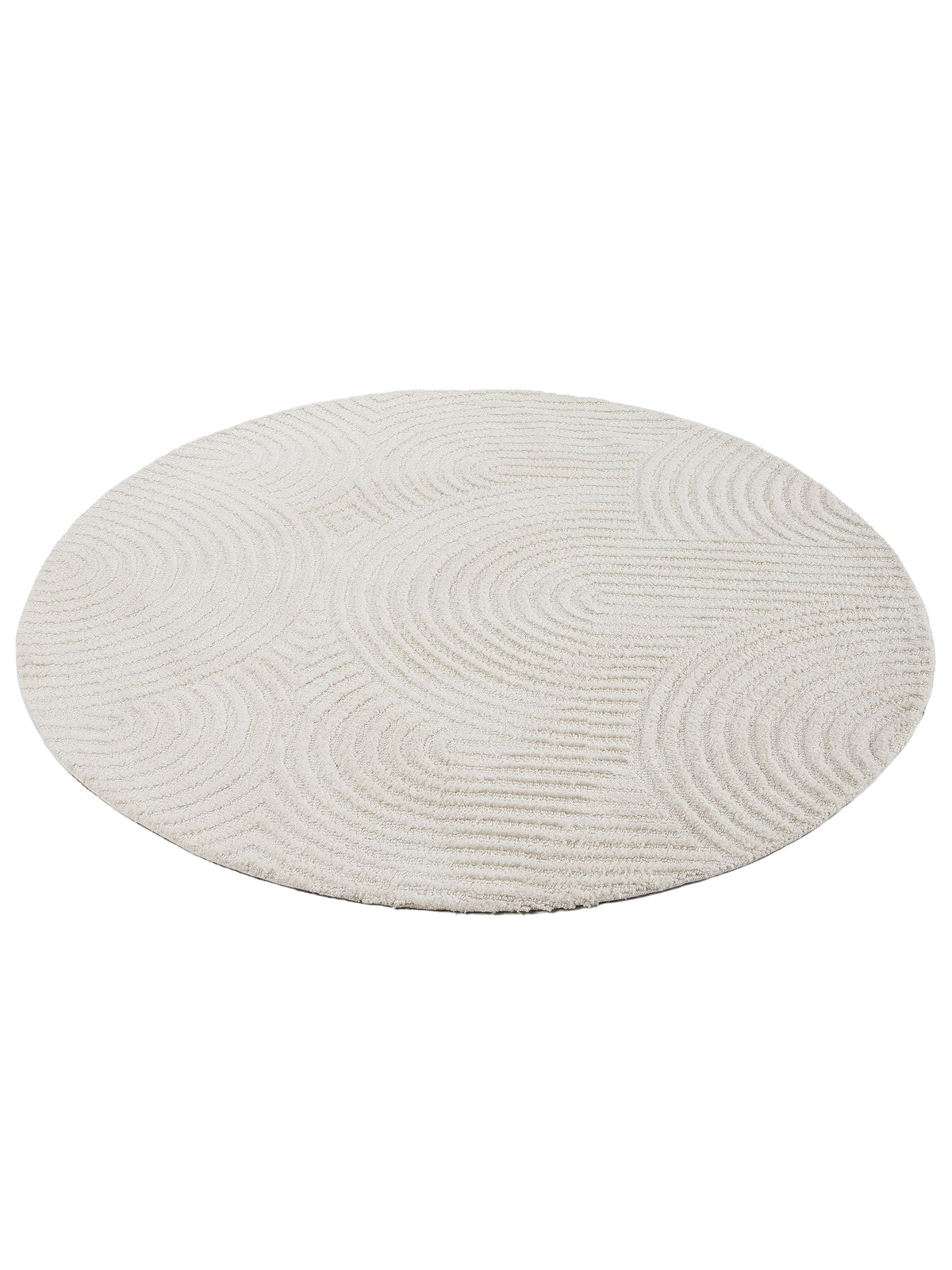 Teppich Holly Zen Rund Creme