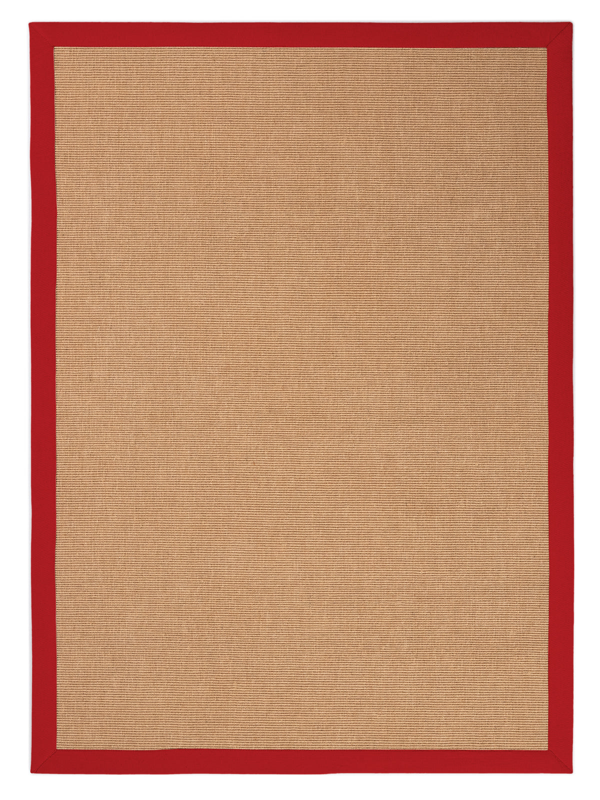 Sisalteppich Rot aus Sisal/Jute