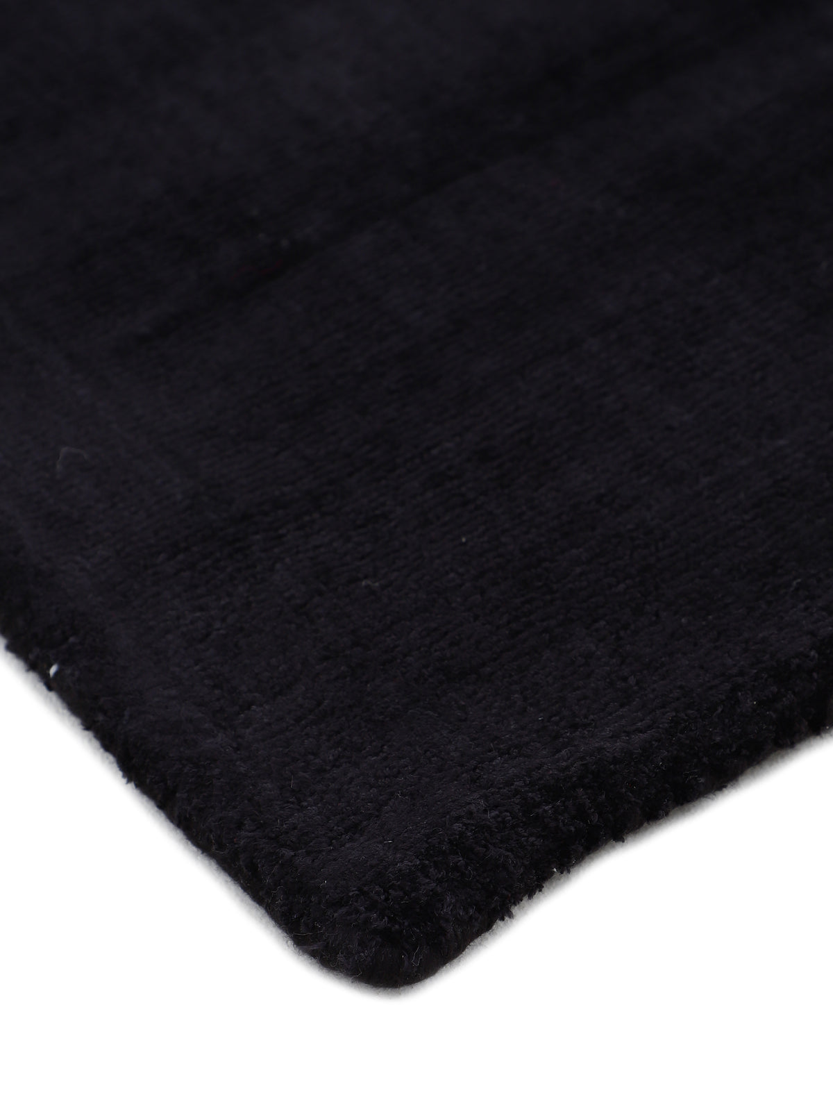 Viskoseteppich Ava Schwarz in schwarz aus viskose