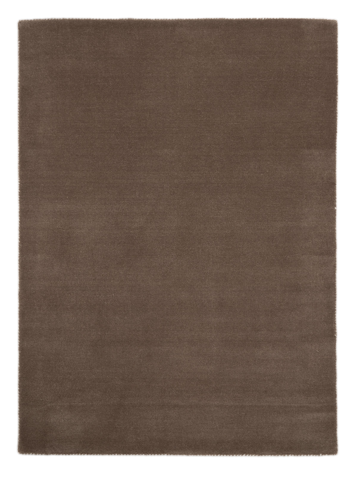 Wollteppich Gabbeh Lola Taupe aus Wolle