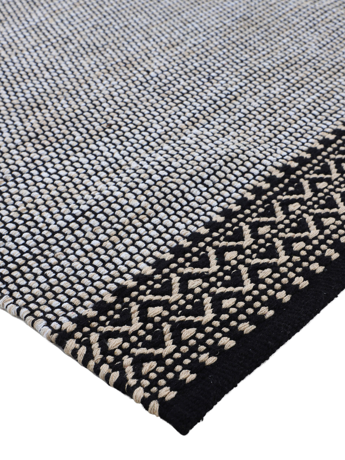 Flachgewebeteppich Kelim Mia Läufer Beige in beige aus baumwolle