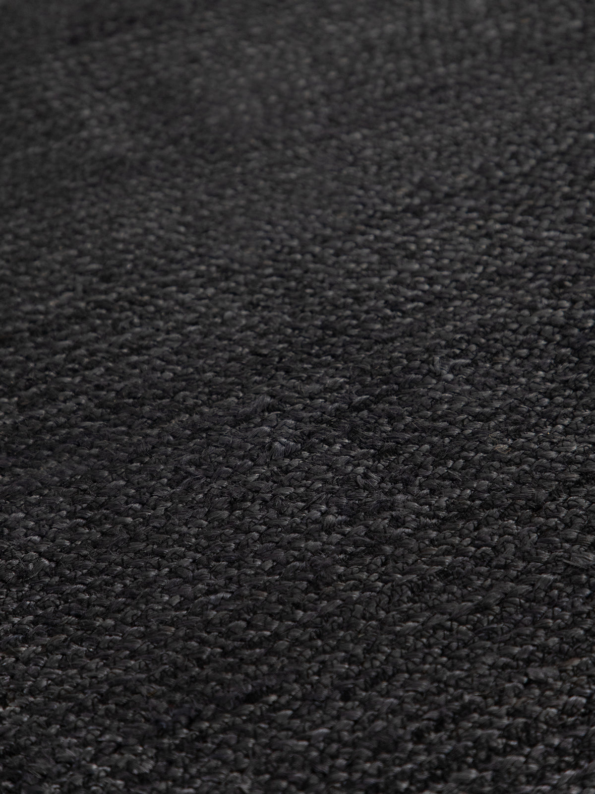 Juteteppich Nele Rund Anthrazit aus Sisal/Jute