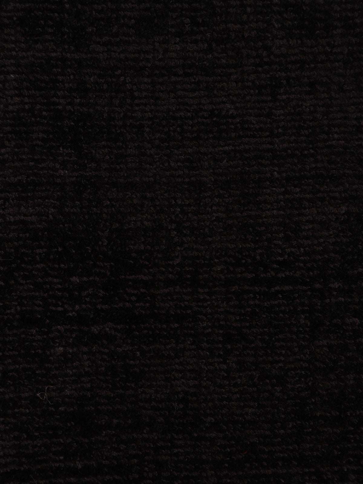Viskoseteppich Ava Läufer Schwarz in schwarz aus viskose