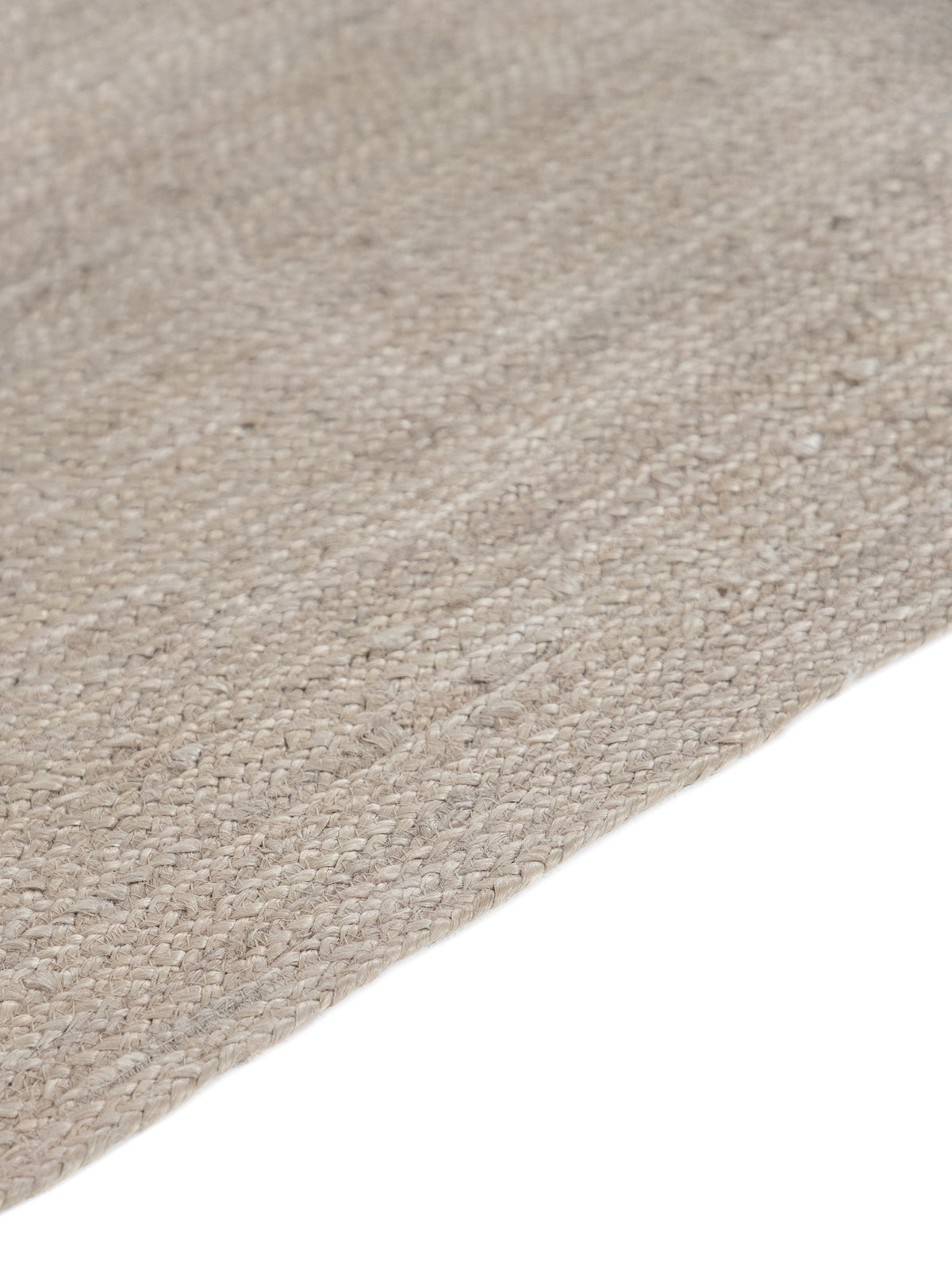 Juteteppich Nele Quadratisch Taupe in taupe aus sisal/jute