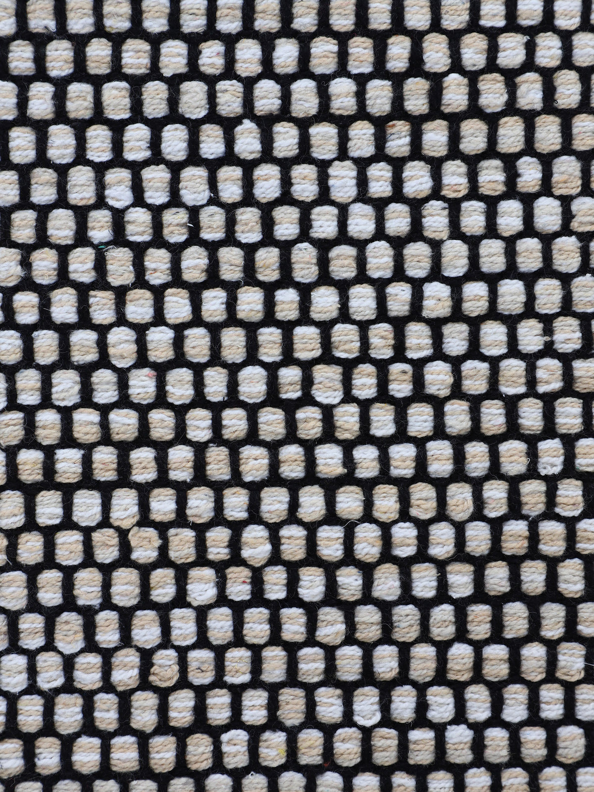 Flachgewebeteppich Kelim Mia Läufer Beige in beige aus baumwolle
