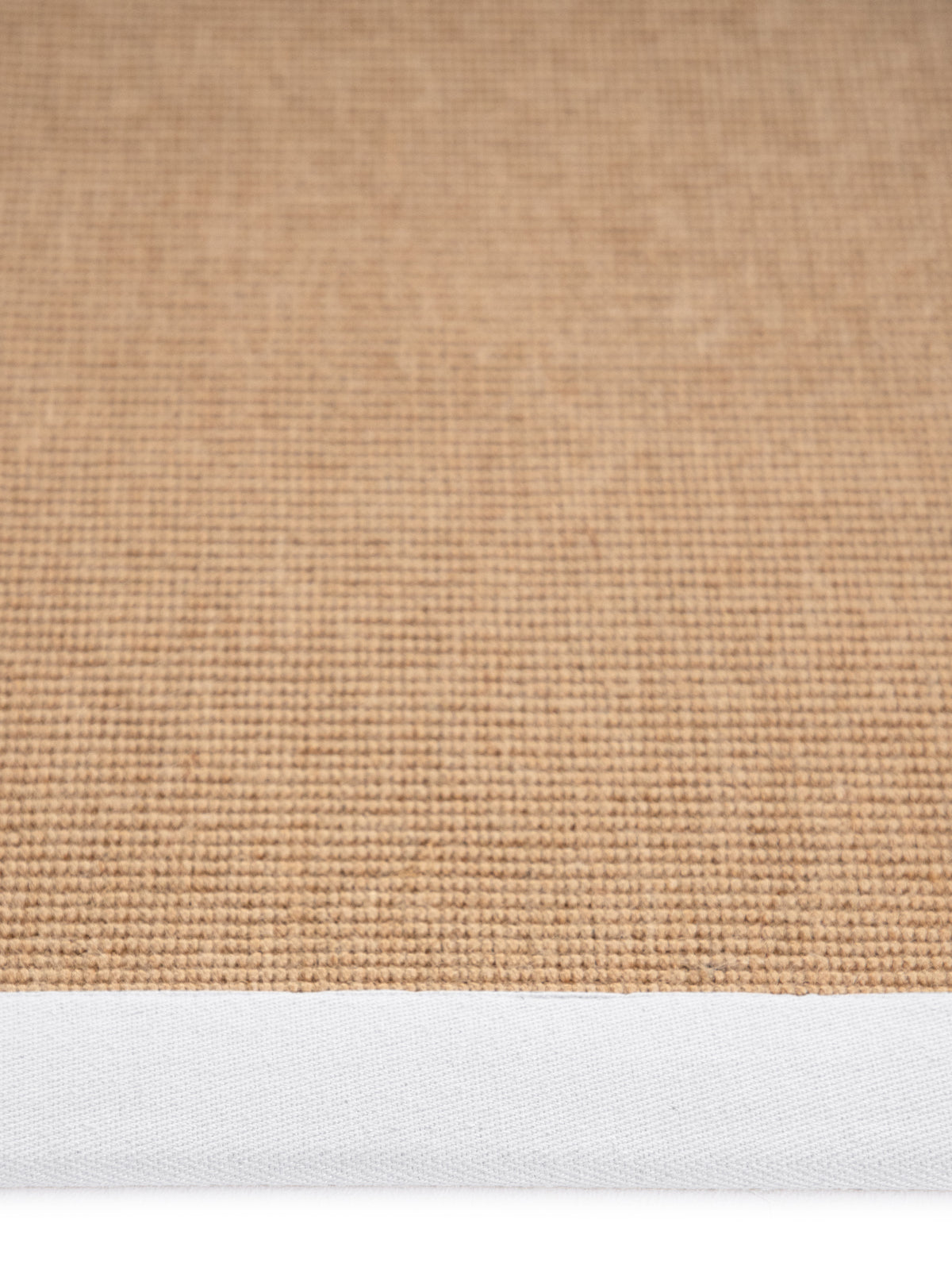 Sisalteppich Läufer Weiß in weiß aus sisal/jute