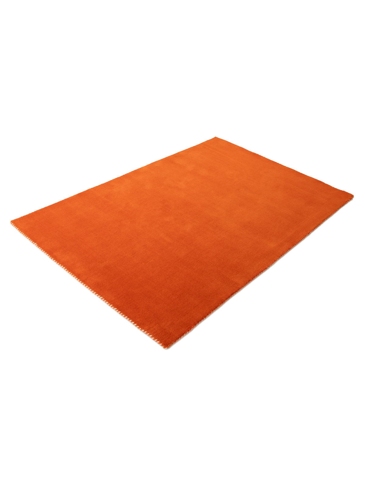 Wollteppich Gabbeh Lola Orange aus Wolle