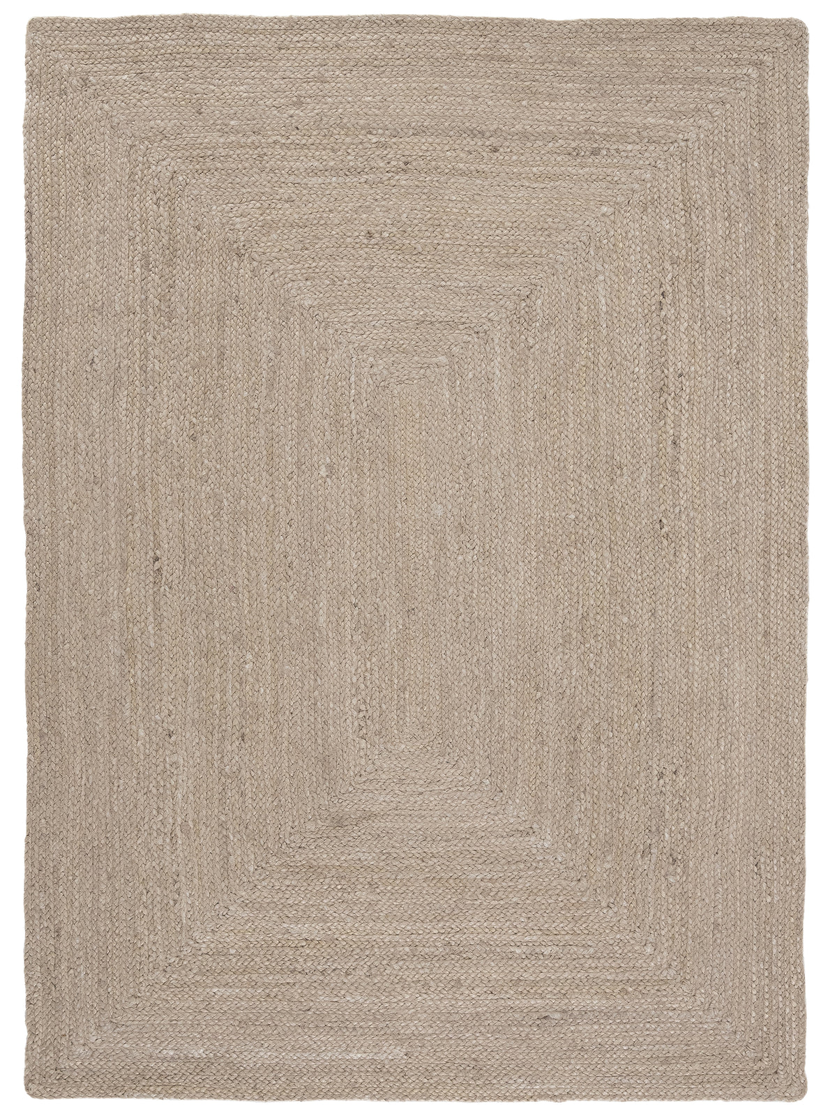 Juteteppich Nele Taupe in taupe aus sisal/jute