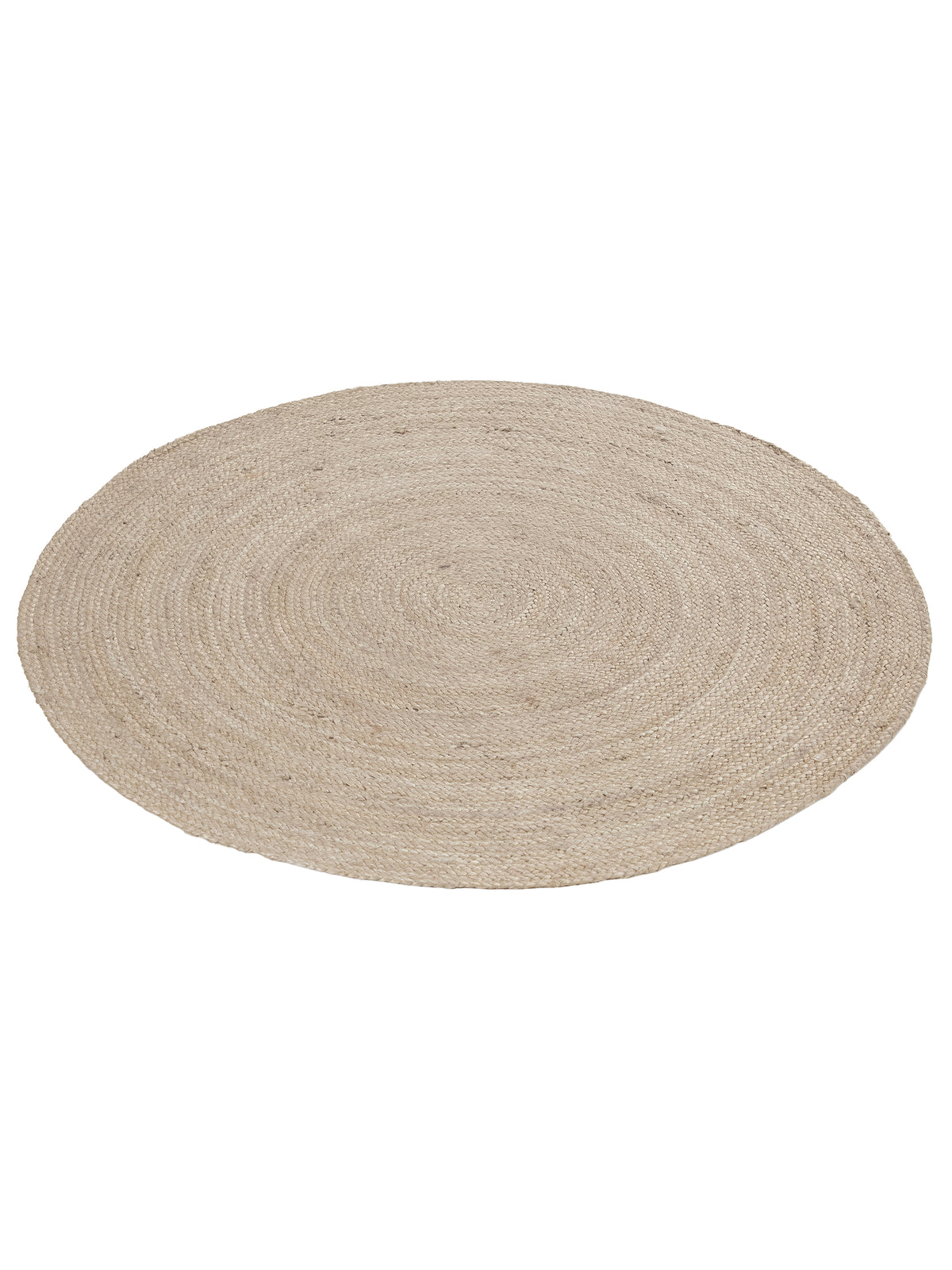 Juteteppich Nele Rund Taupe in taupe aus sisal/jute