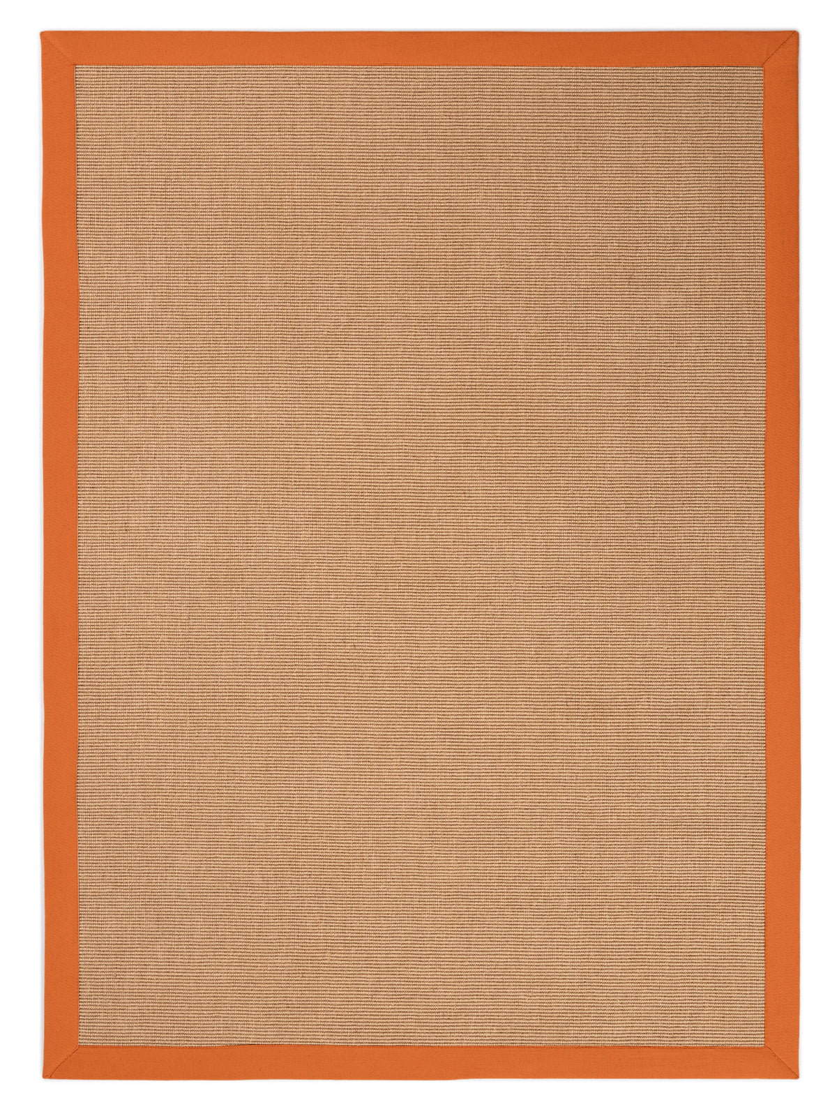 Sisalteppich Orange aus Sisal/Jute