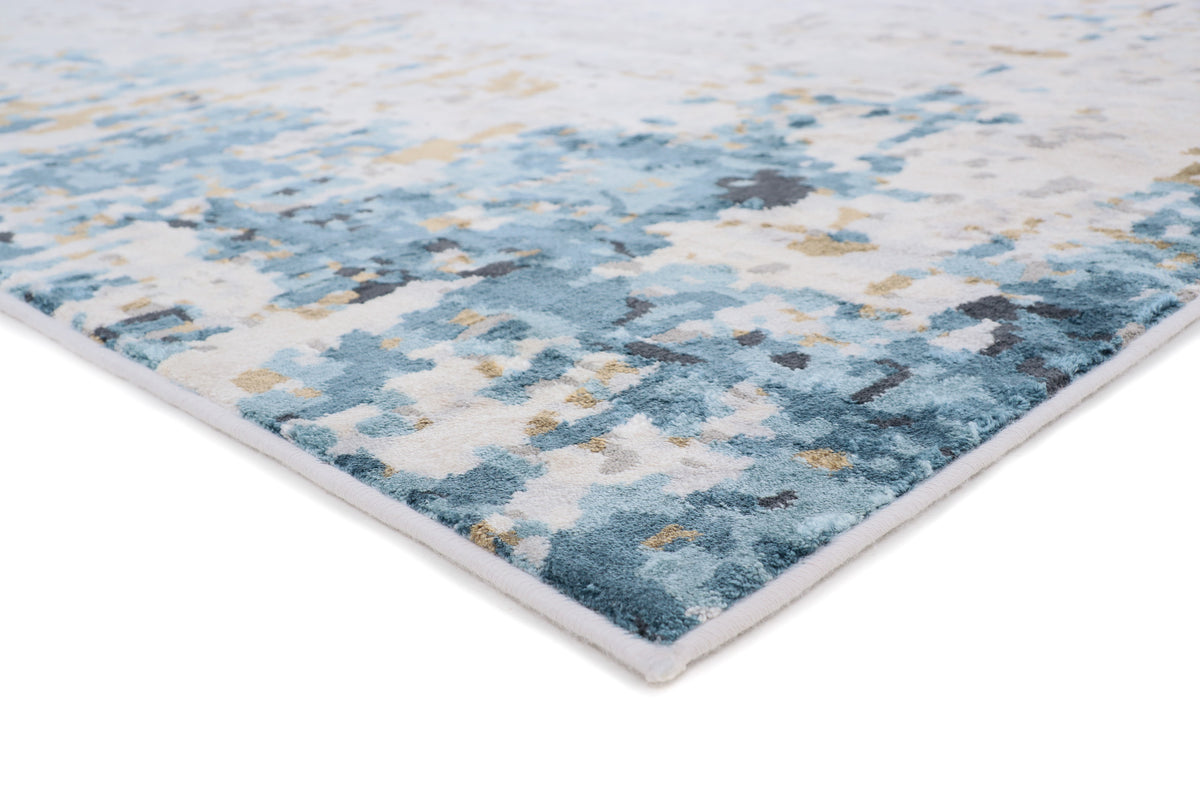 Living Teppich Blau