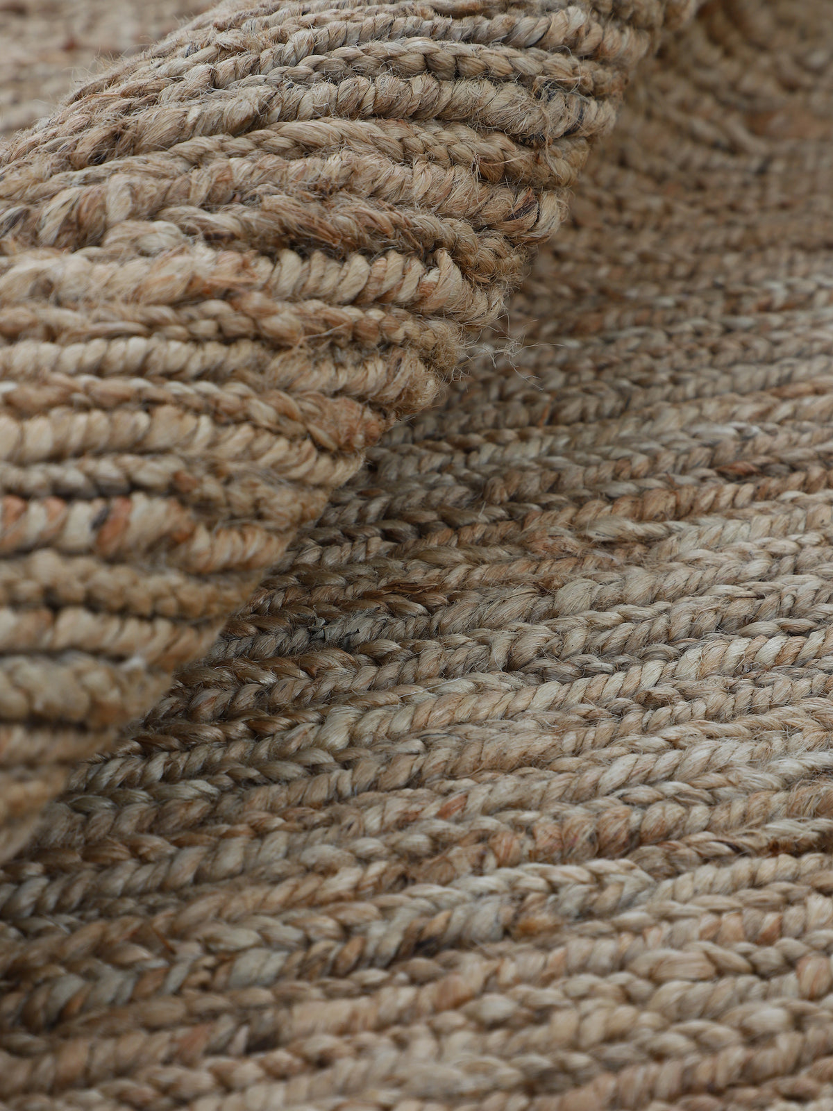 Juteteppich Nala Rund Beige