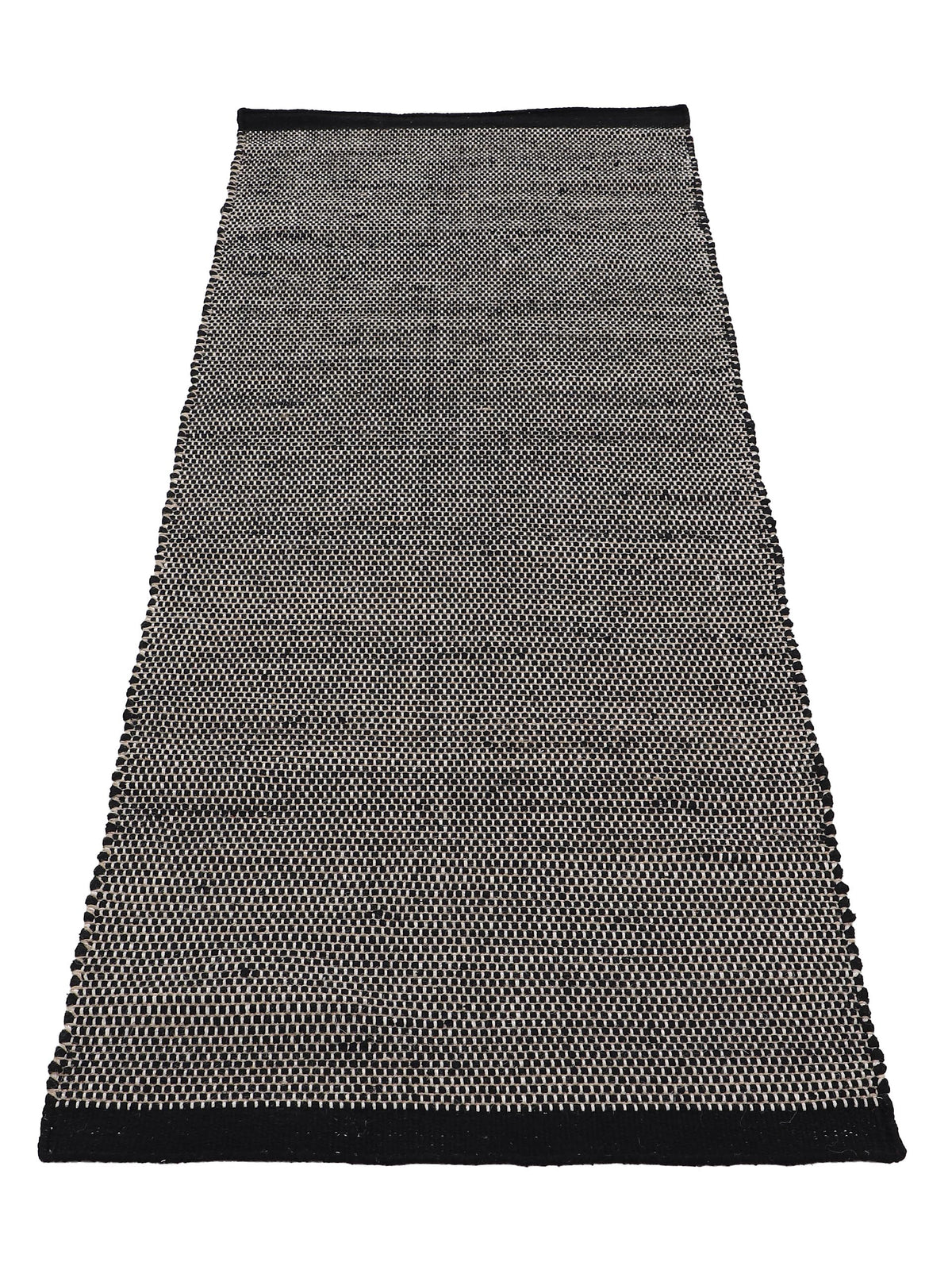 Wollteppich Mona Läufer Schwarz