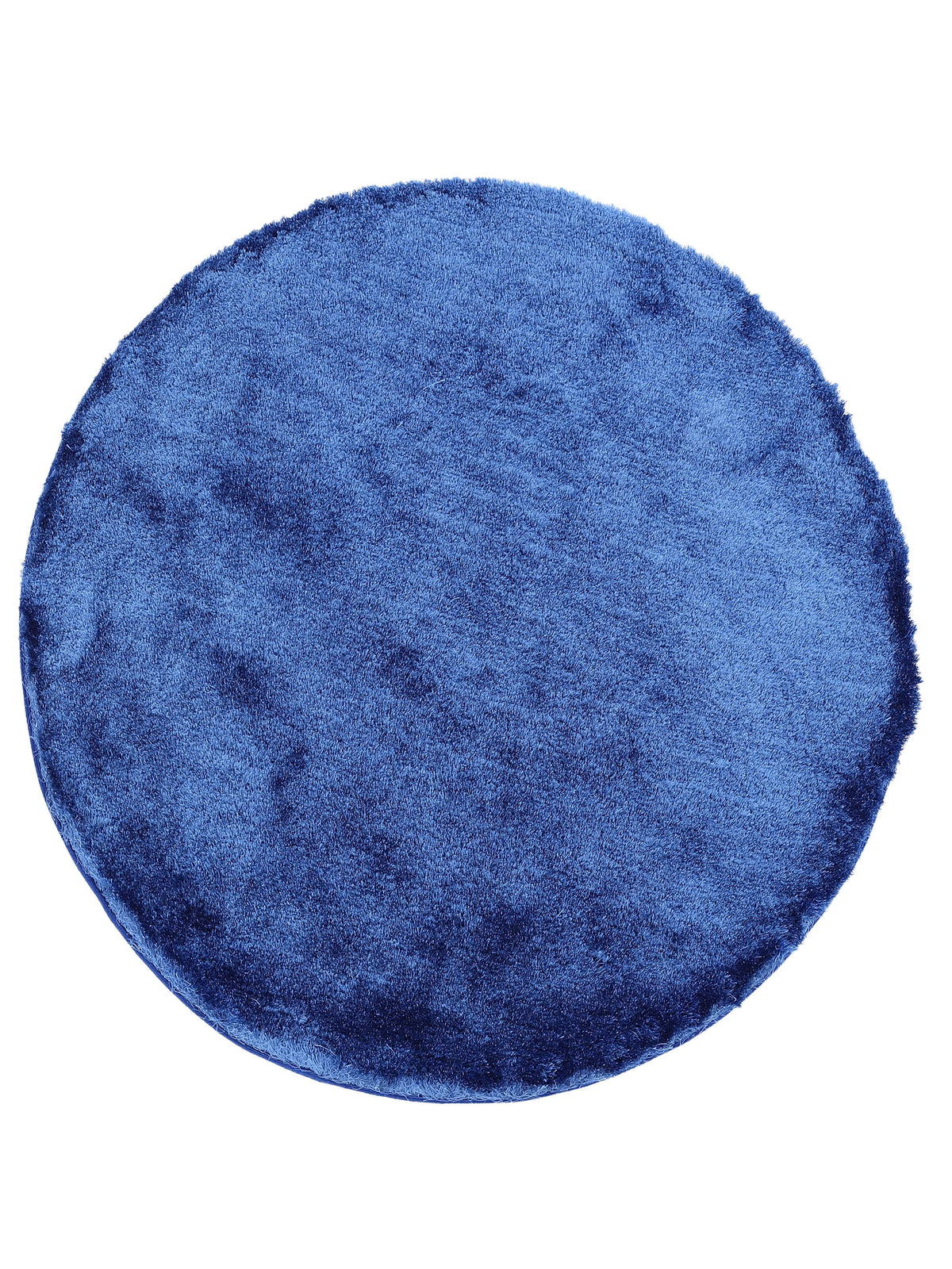 Hochflorteppich Breeze Rund Blau