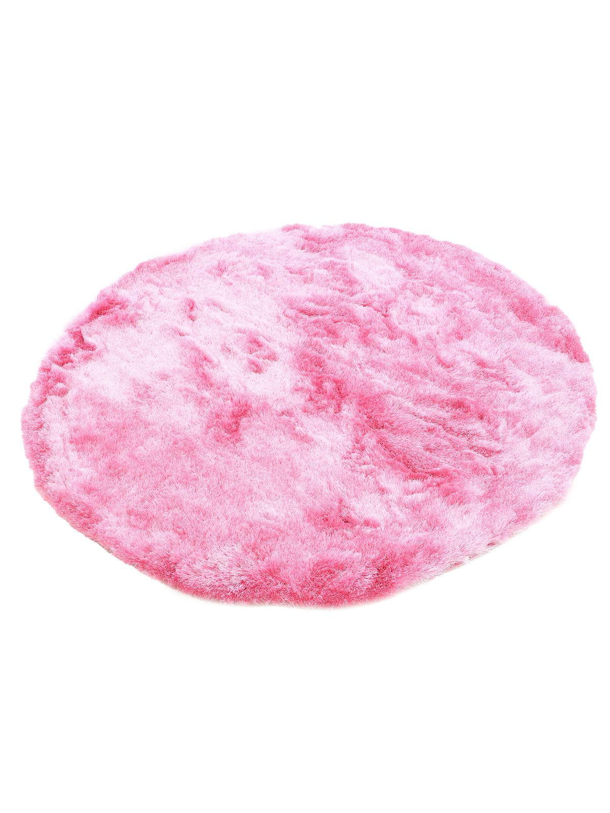 Hochflorteppich Breeze Rund Rosa