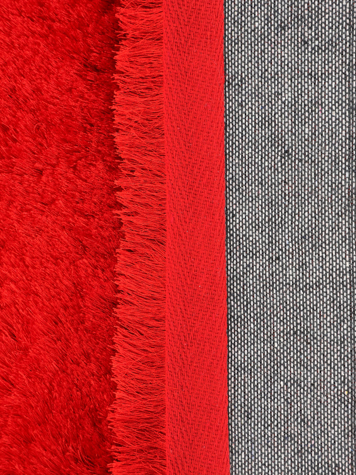 Hochflorteppich Breeze Rund Rot