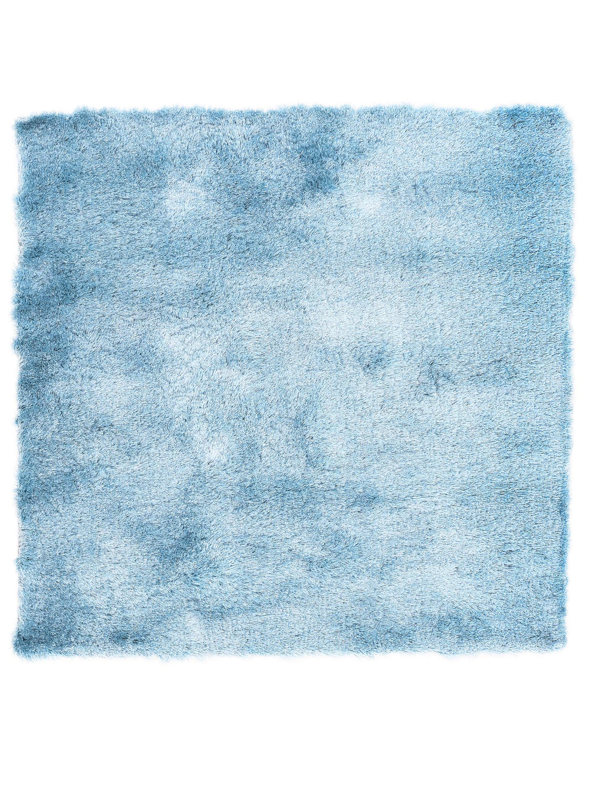 Hochflorteppich Breeze Quadratisch Hellblau