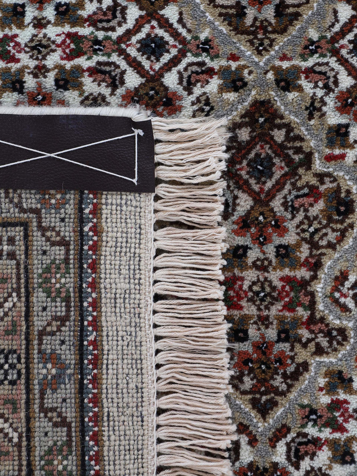 Tabriz Mahi Teppich Creme