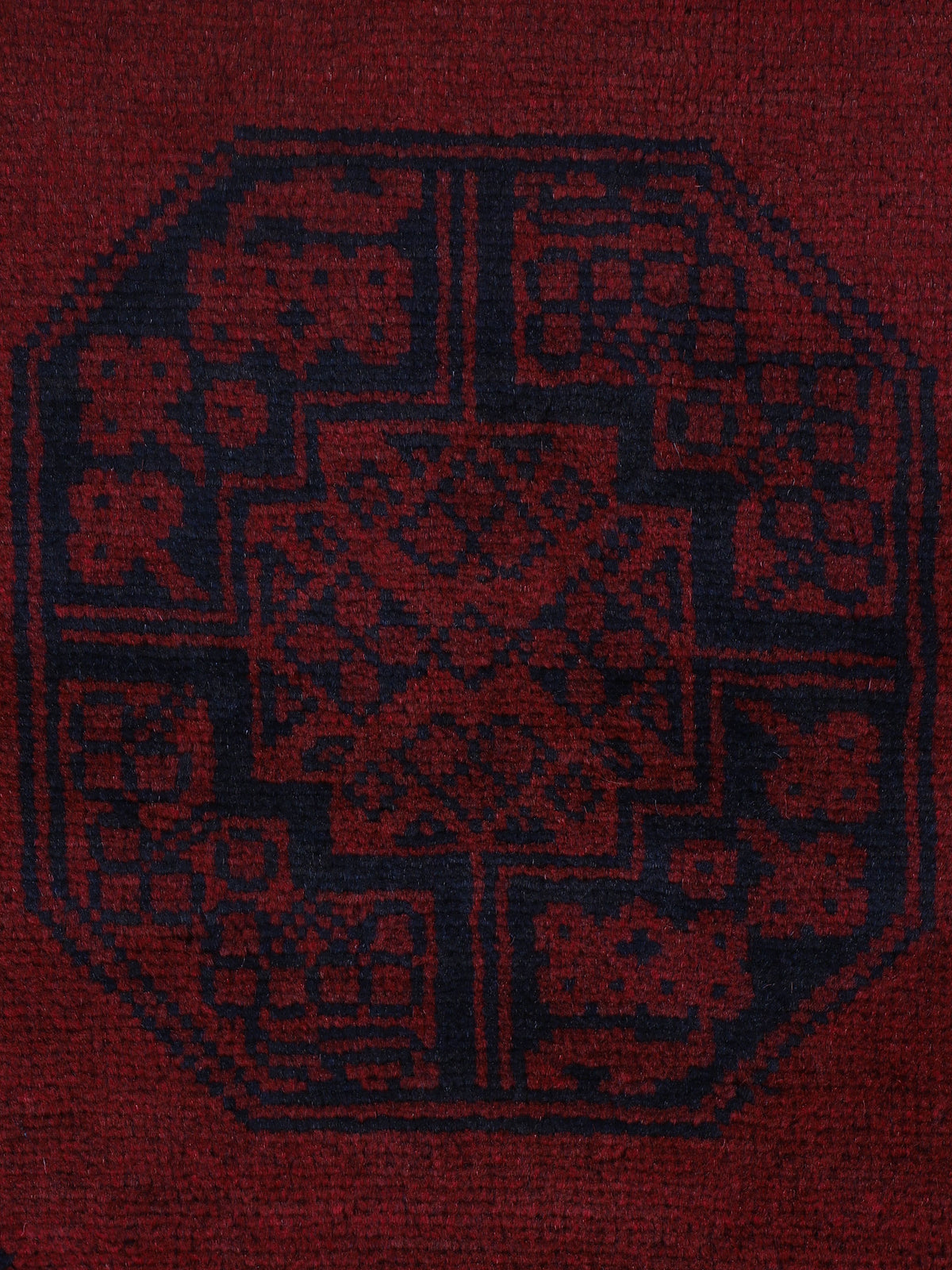 Afghan Akhche Teppich Rot