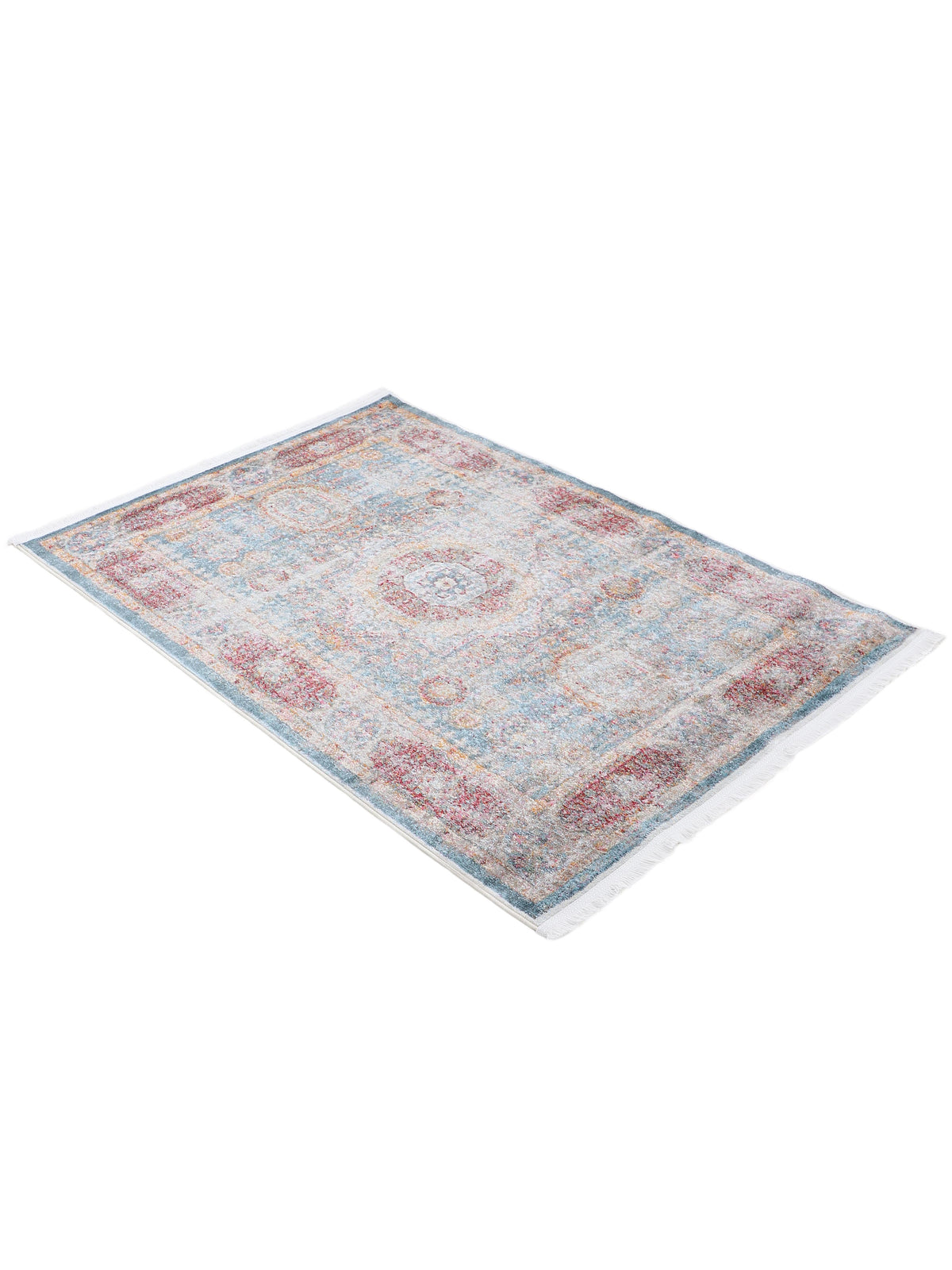 Vintage Teppich Mora Blau