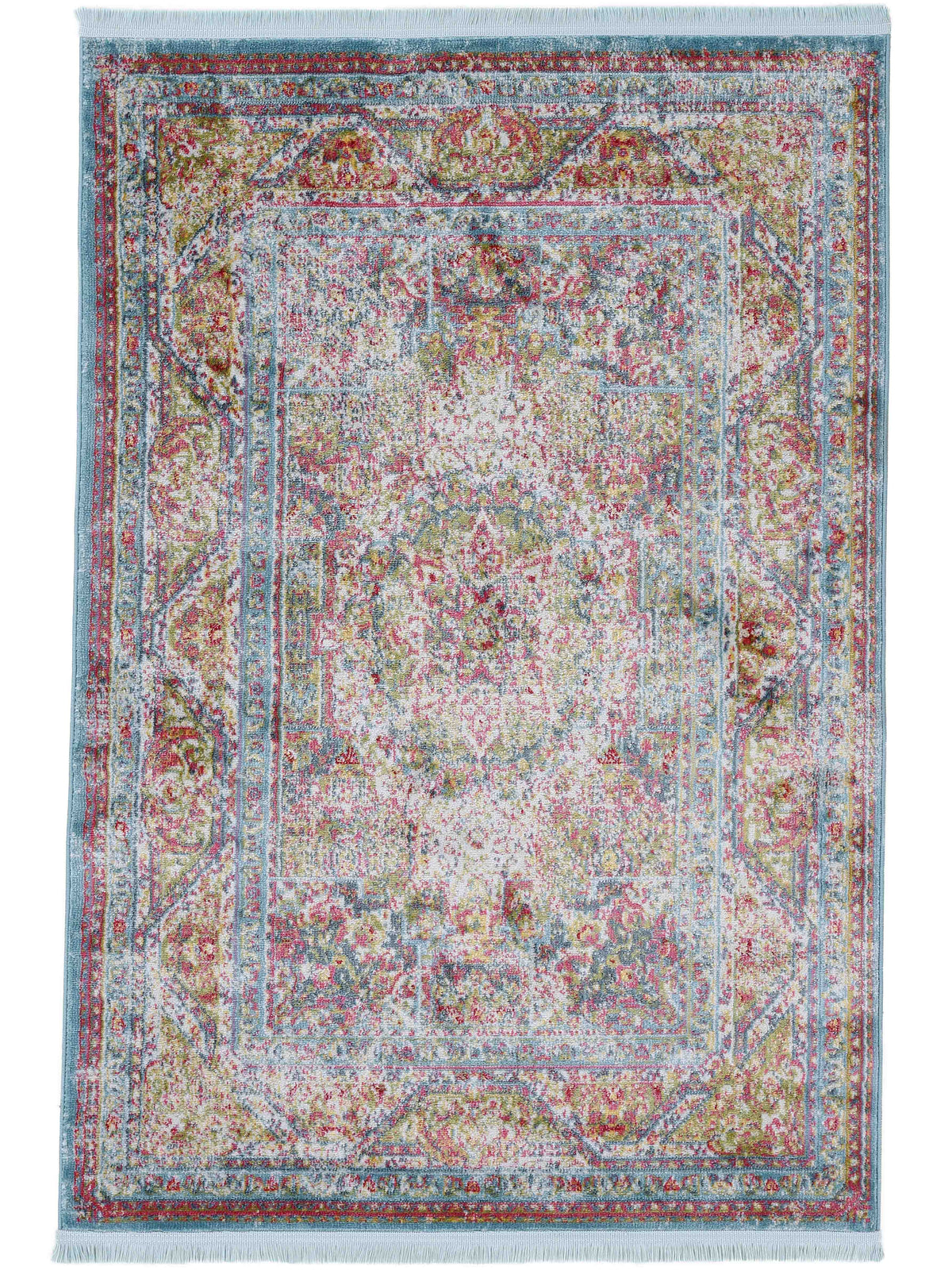 Vintage Teppich Yuri Türkis