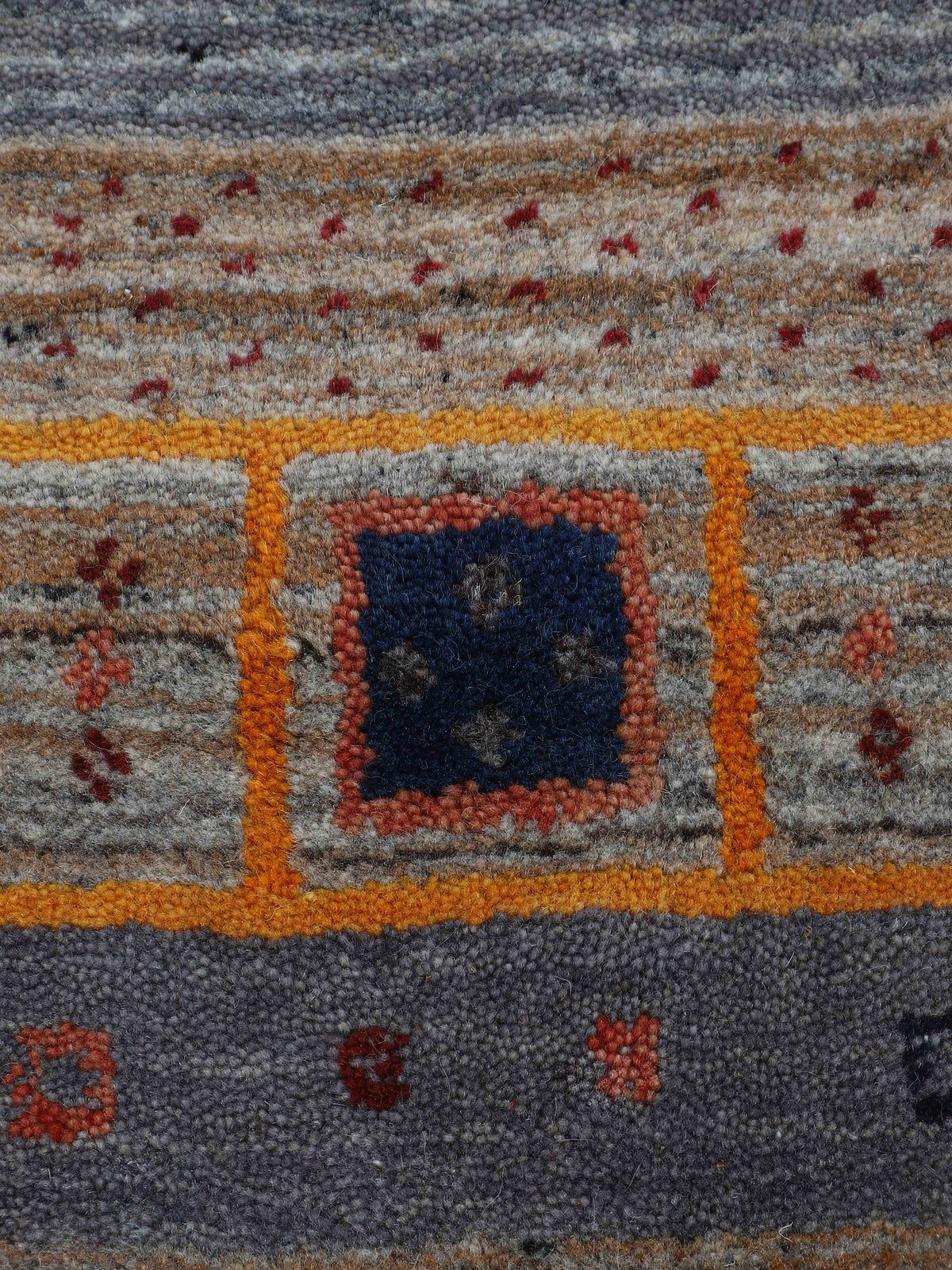 Wollteppich Gabbeh Vida Beige