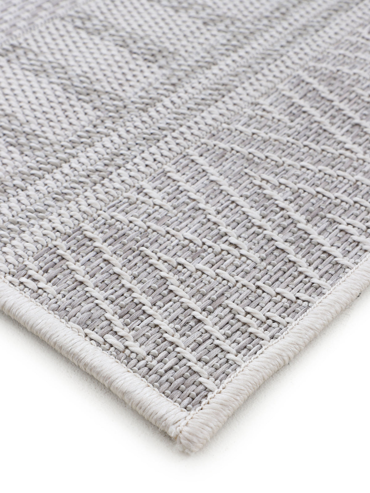 In- & Outdoor Teppich Boho Läufer Beige